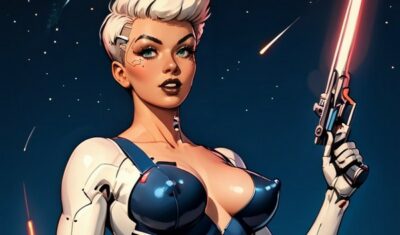 Cosmo pin-up