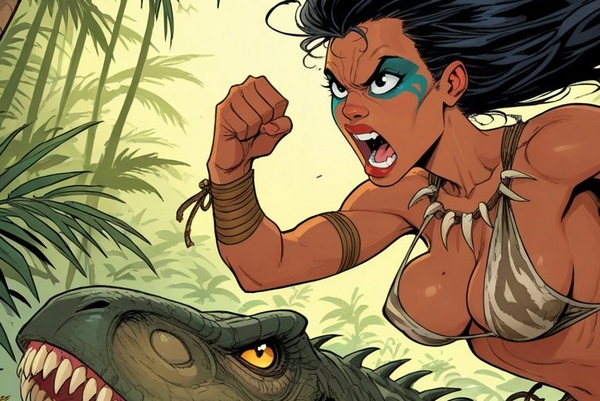 T-Rex girl
