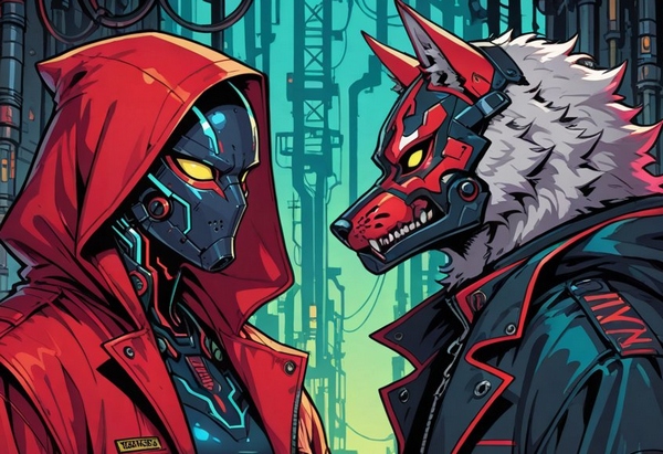 Loup rouge
